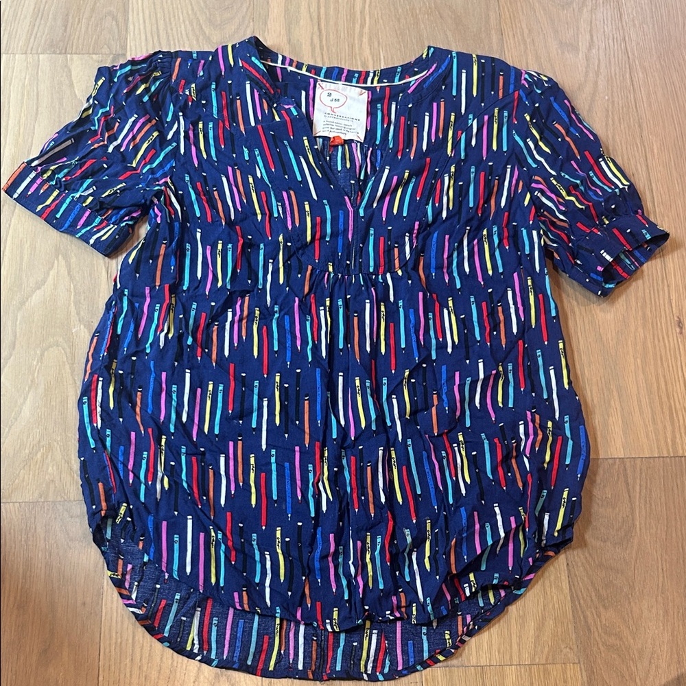 Colorful Striped Blouse